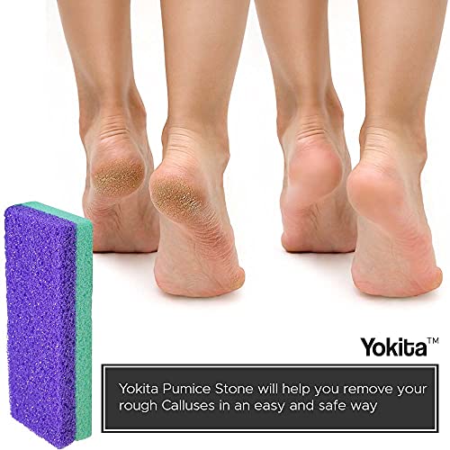 Yokita Salon Foot Pumice And Scrubber For Feet And Heels Callus And Dead Skins, Safely And Easily Eliminate Callus And Rough Heels (Pack Of 3) (Pack Of 2) #TOP2