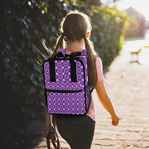 Sac à dos rétro pour garçons avec imprimé fleuri pour affirmer son style - 7