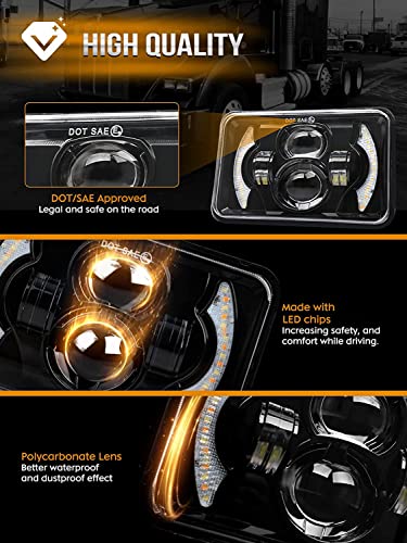 CO LIGHT 4x6 LED Headlights for Kenworth, Peterbilt & Chevy Trucks - Image 4