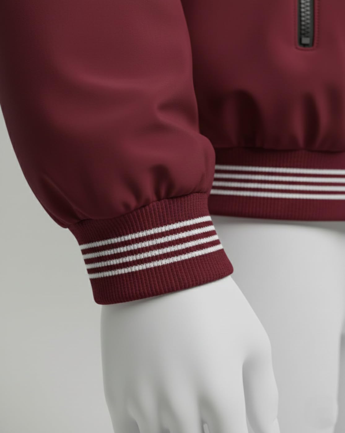 PERFECT PRODUCTIONS Boys Trendy Maroon Jacket | Soft Fabric Zip Closure Jacket|2 4