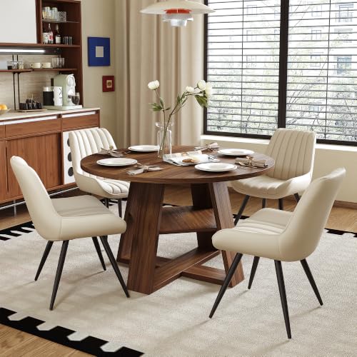 Miereirl Round Dining Table Set