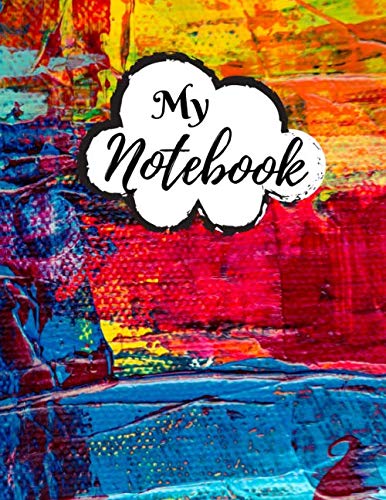 My Notebook: Kindergarten Handwriting Paper Notebook With Lines for ABC Kids - 120 Pages - Large (8.5 x 11 inches) - Premium Painting Cover (Vol.11)