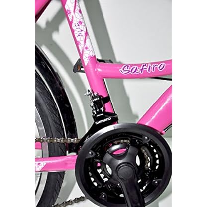 24 Zoll MÄDCHEN Fahrrad 21-Gang Shimano SCHALTUNG ALUFELGEN Beleuchtung NEU Nr:TMX – Bild 6