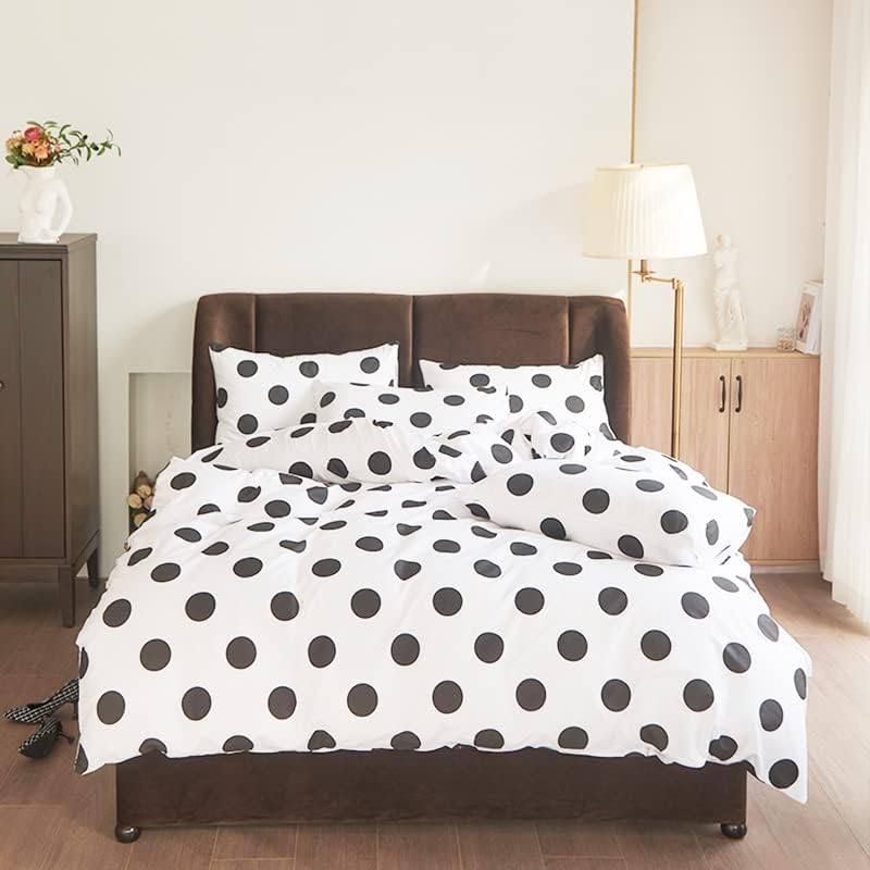 Miniatura 7 de Akiky Juego de funda de edredón de mármol abstracto, tamaño matrimonial, diseño de arte de fantasía, ultra suave, con cierre de cremallera,