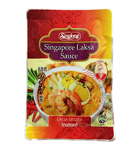 Sing Long Singapore Laksa Sauce, 1 Pack, 120g