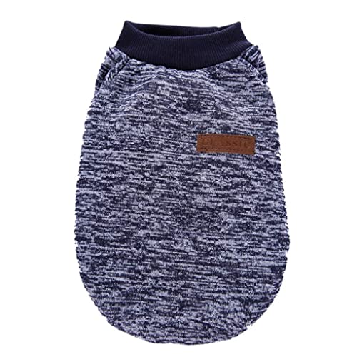 Image of Dog Sweaters for Small Dogs, Soft Fleece Puppy Clothes, Warm Winter Coat