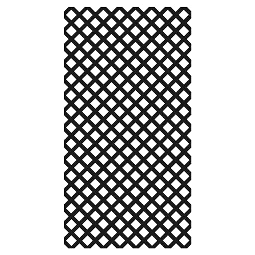4 ft. x 8 ft. Black Garden Vinyl Lattice
