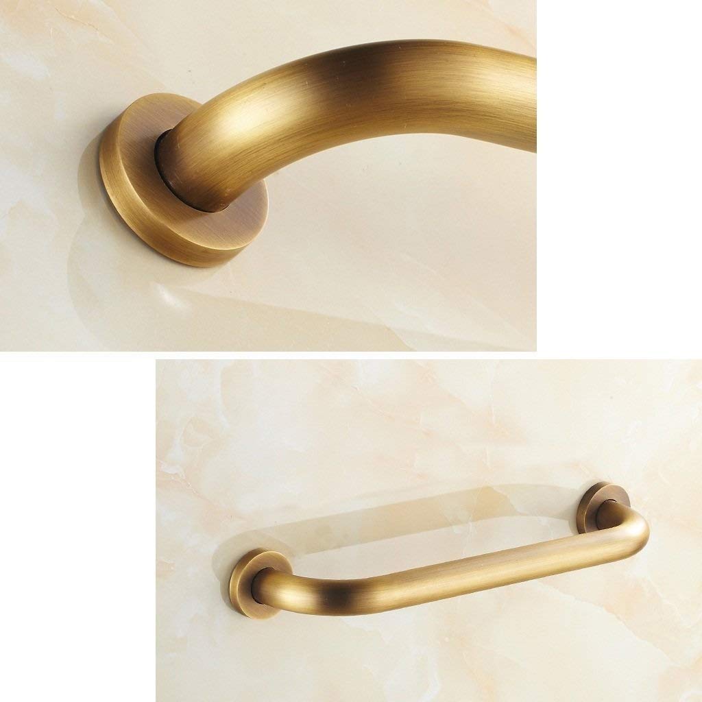 Barra de seguridad de baño – 30 cm antideslizante con ventosa para ancianos y discapacitados, barra de agarre de acero inoxidable pulido para seguridad de inodoro y ducha