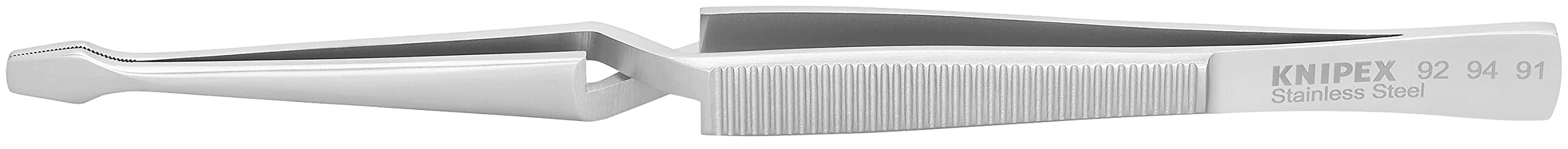 Cross Over Tweezers, Straight, 6-1/4 in, Nickel