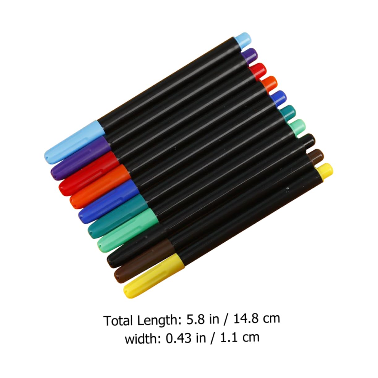 40pezzi Penna Galleggiante Per Da Pennarelli Colorati Per Ragazzo Ragazza Per Scuola e Attività Creative Facili Da Usare e Lavabili Perfetti Per Pittura Acquatica e Disegni Su
