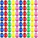 100 Pieces Egg Shakers Musical Instruments Percussion Maracas Egg for Kids Toys Plastic Easter Shaker for Learning DIY Painting, Classroom Music, Rhythm(5 Color)