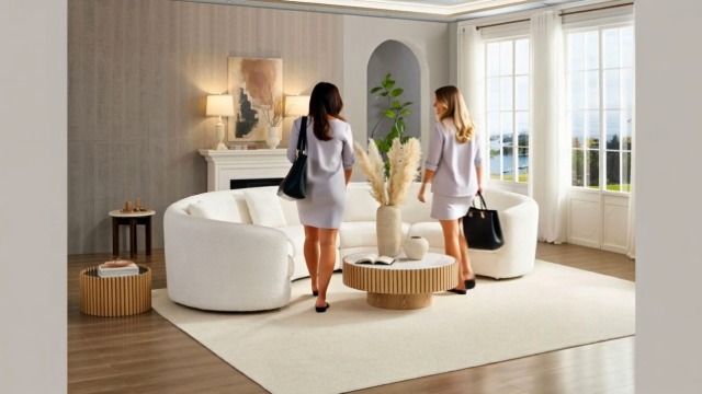 Amazon.com: BBTJOINT Modern Half Round Sofa, Rearrangeable Curved