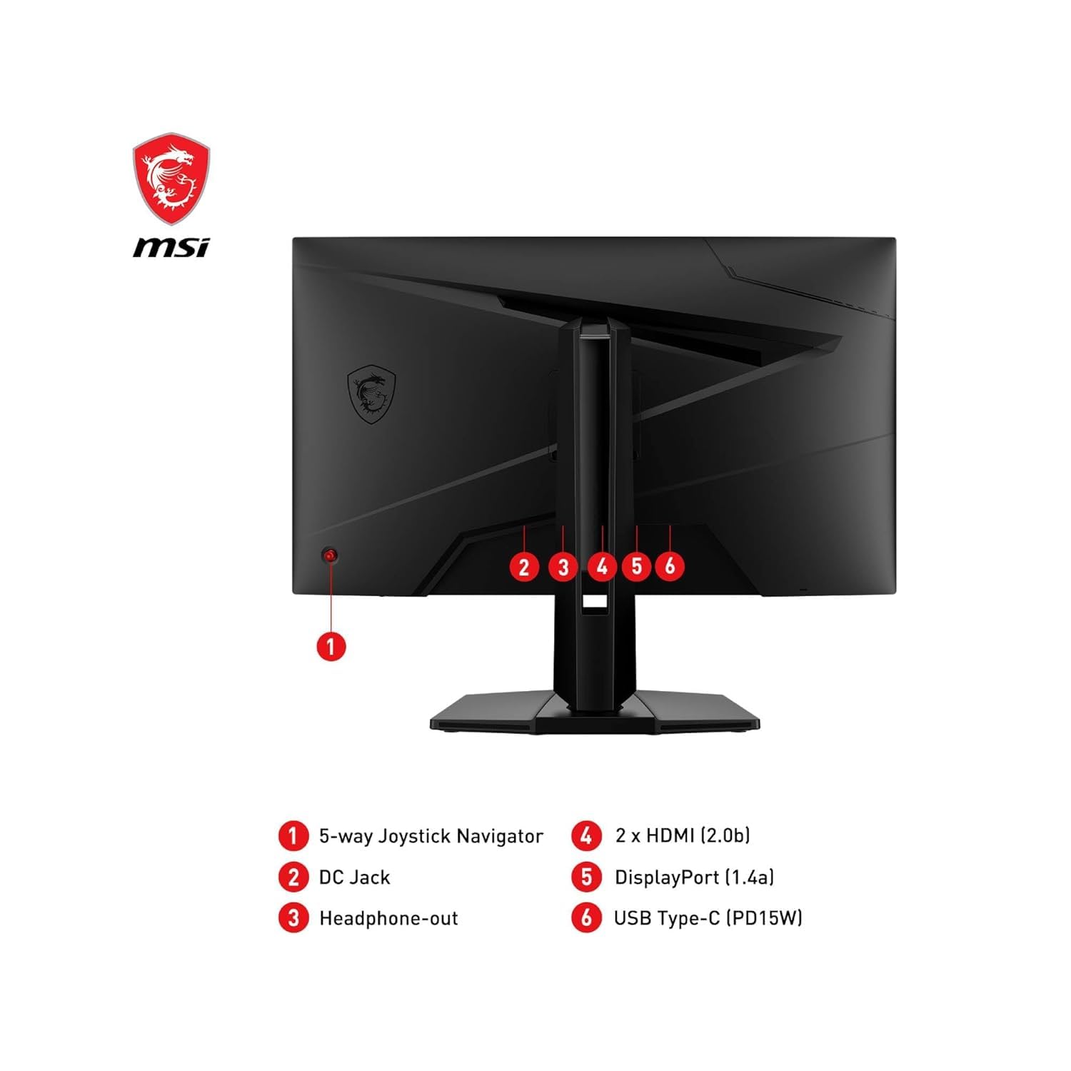 MSI G274QPF E2 27-Inch Gaming Monitor, WQHD 2560x1440, Rapid IPS