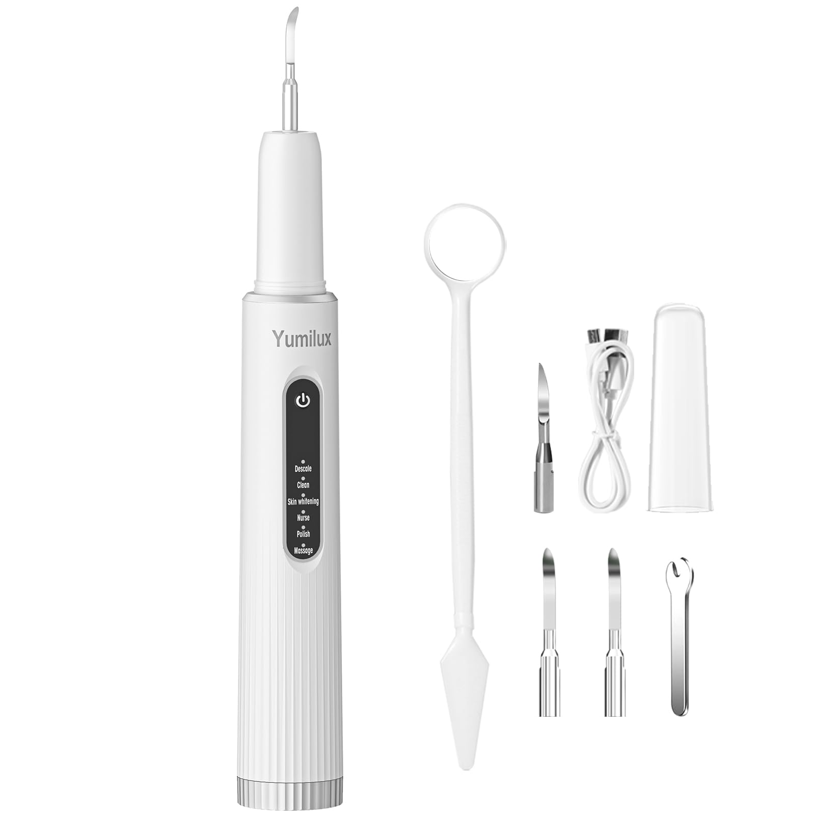 Professional Plaque Remover for Teeth Teeth Cleaner Tool with Intelligent and Secure Sensor Technology 4 Replaceable Heads 5