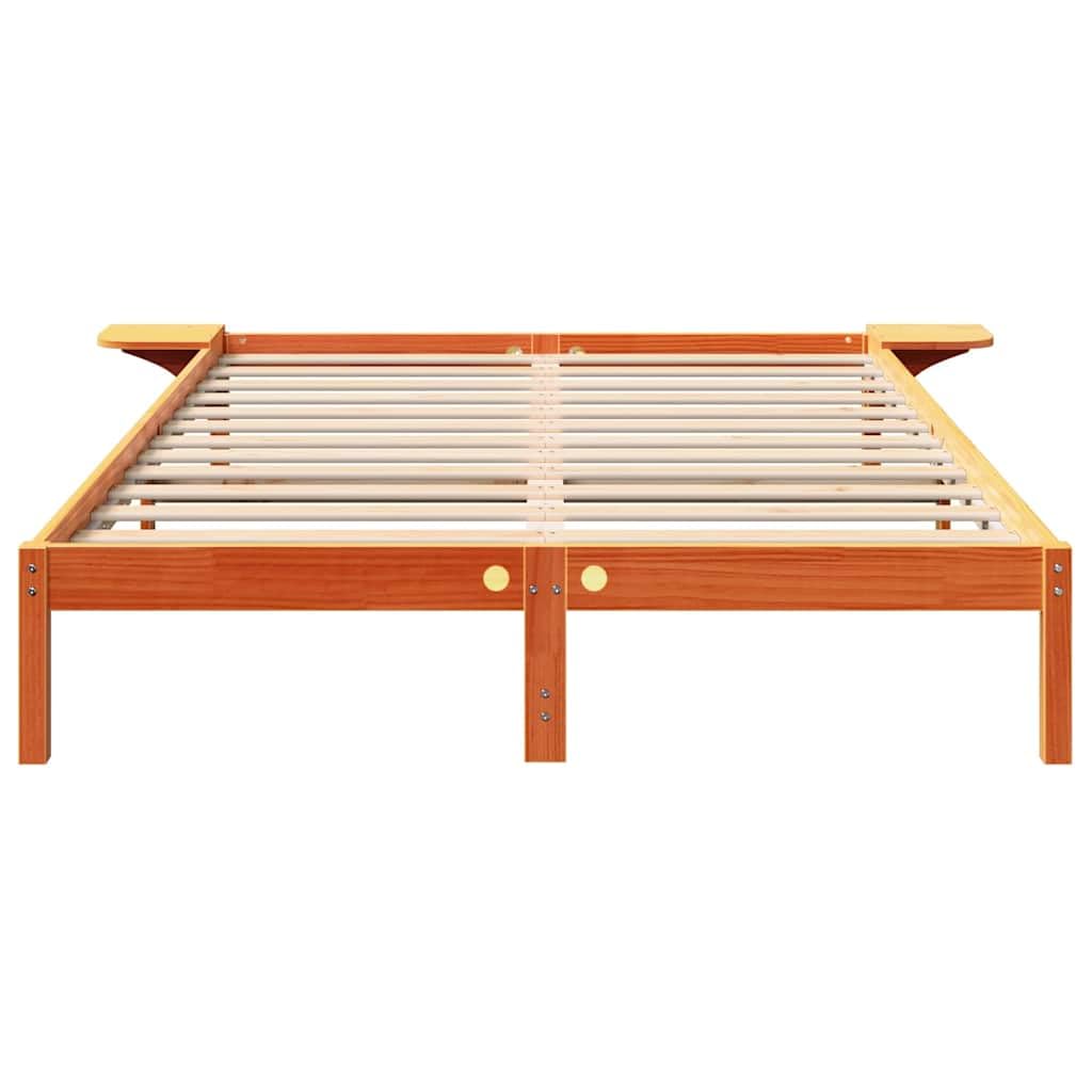Lite drewno sosnowe Nowoczesny minimalistyczny styl Loft 160x200 cm Brązowy