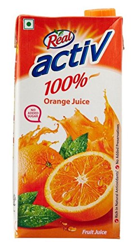 DABUR Real Activ Orange Juice, 1L (Pack of 2) (B01EWHRWT8) Amazon Price History, Amazon Price Tracker