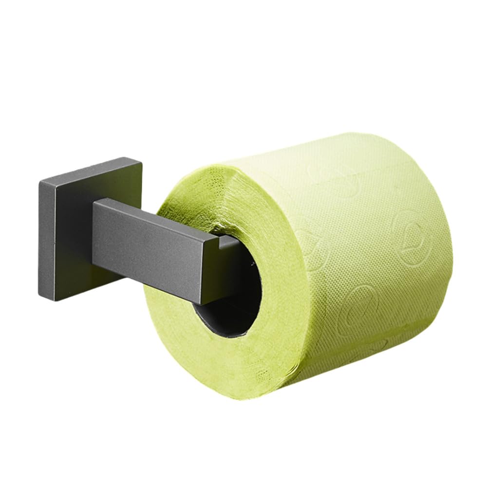 Porte-mouchoirs suspendu en acier avec support de rangement pour rouleau WC