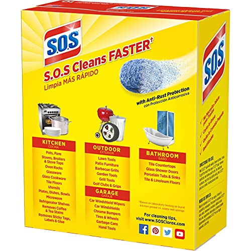 S.o.s-10002 , Steel Wool Soap Pads, 10 Ct #TOP2