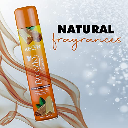 Image of KELYN Room Freshener - Long Lasting Air Fresheners for Home, Office, Cars & Toilets Aer Spray - Room Freshner Spray for Bedroom - (Pack of 3, 230ml each) - Anti-Tobacco, Sandal & English Rose