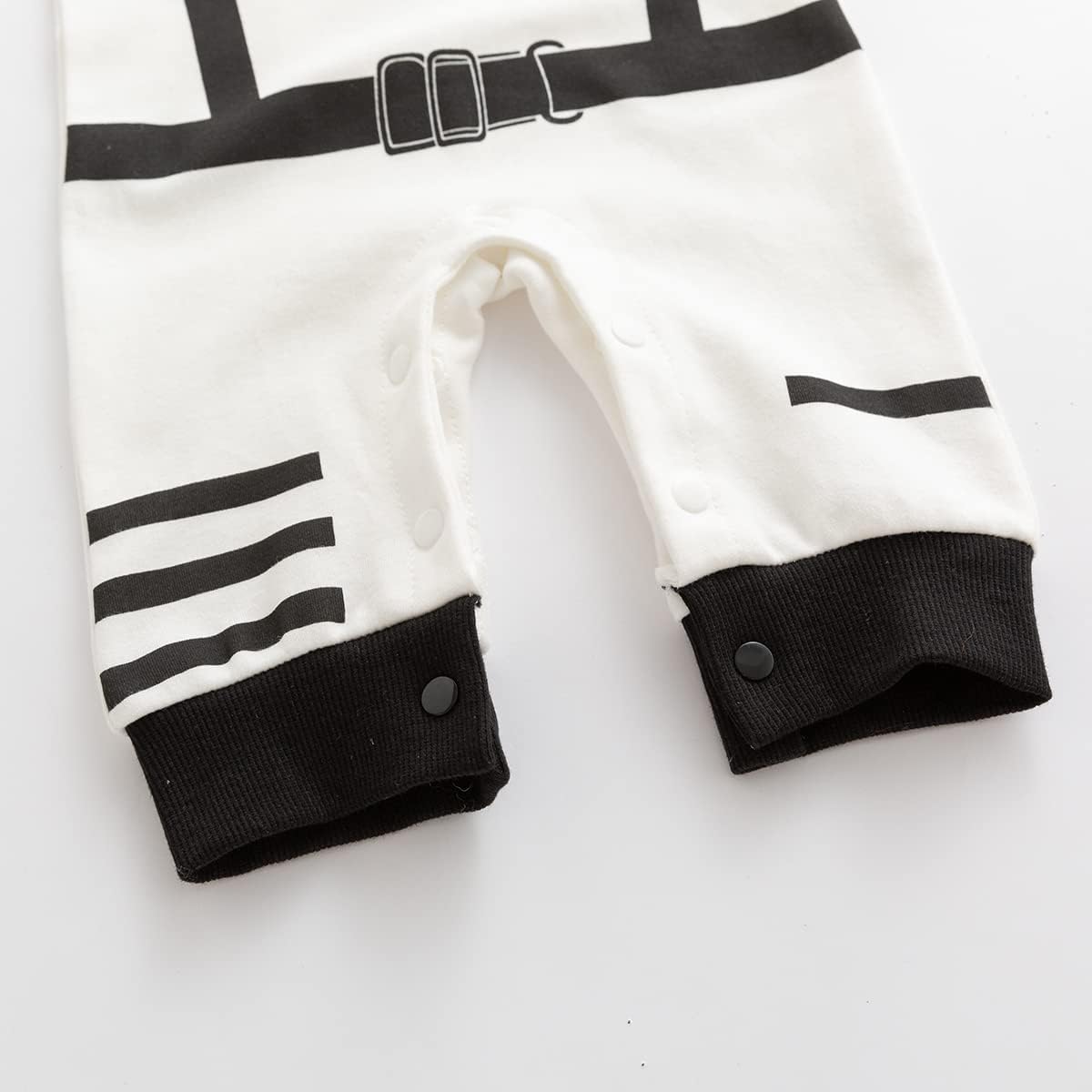 LXKIKMM Baby Toddler Boy Astronaut Outfit Space Suit Halloween Costume Long Sleeve Rompers 0-3 Months