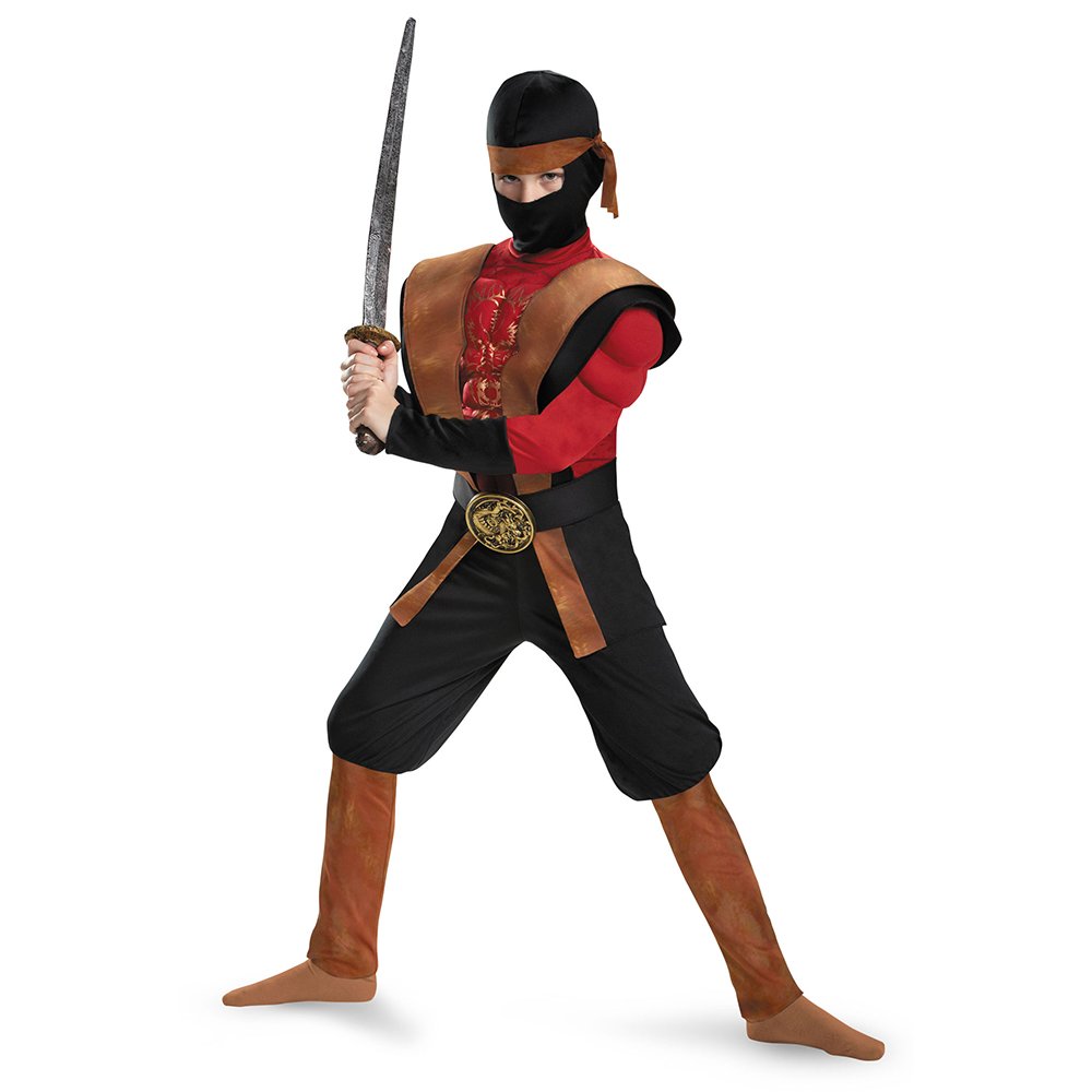 Disguise Kostiumy przebranie Ninja Warrior kostium mięśni