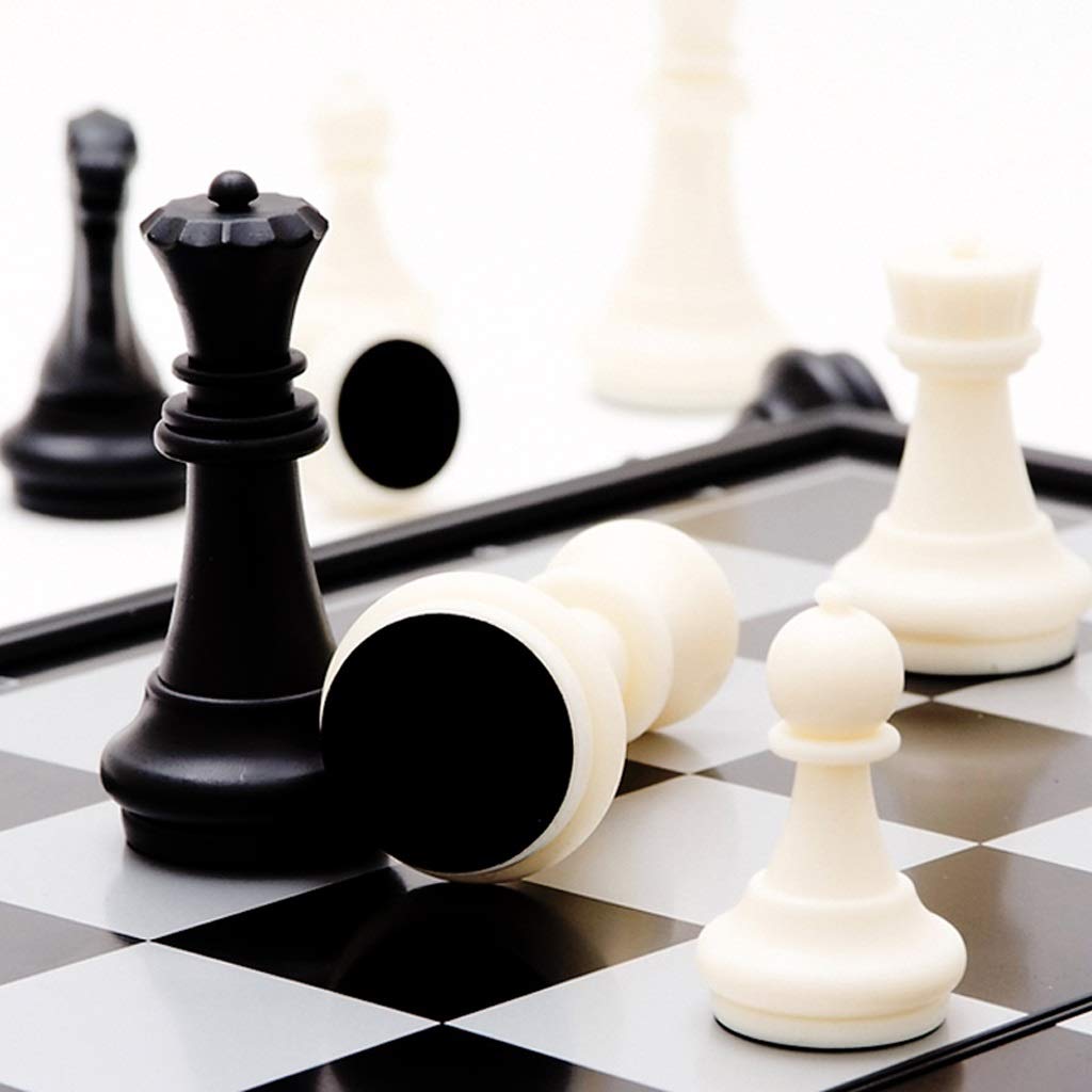 Set, Set da Viaggio 14,5 Pollici, Tavolo Gioco, con Pezzi, for Principianti, Bambini Adulti