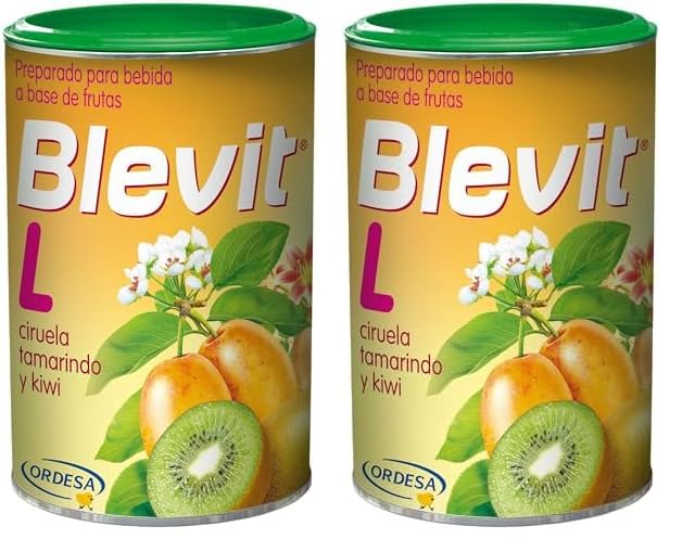 Blevit L | 150g | Infusión Laxante Natural para Todas las Edades, a base de Frutas ideal para el Estreñimiento Crónico o Agudo - Sin Gluten y Sin Azúcares Añadidos (Paquete de 2)