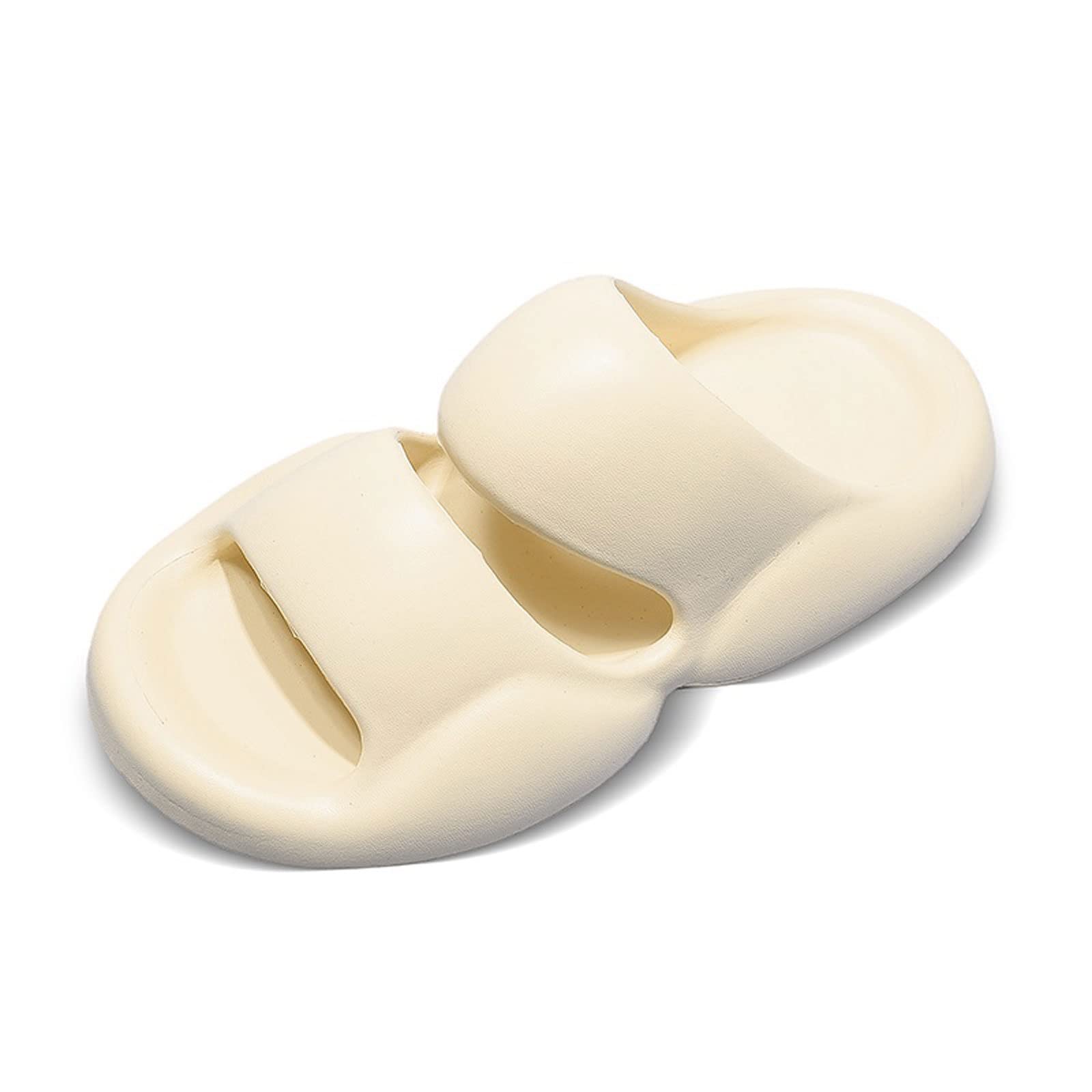 RXZCHH Sandalias para Hombre Zapatillas de Playa para Hombre de Verano Sandalias de para Mujer Zapatos de Plataforma Antideslizantes para Interiores y Exteriores para el hogar (Beige, 44-45)