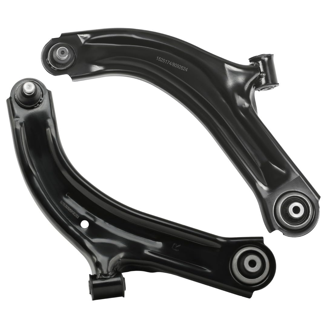 RIDEX 772S0596 par Kit de brazos de suspensión Delantero sin accesorios Compatible con RENAULT Clio 3 Hatchback BR0/1, CR0/1