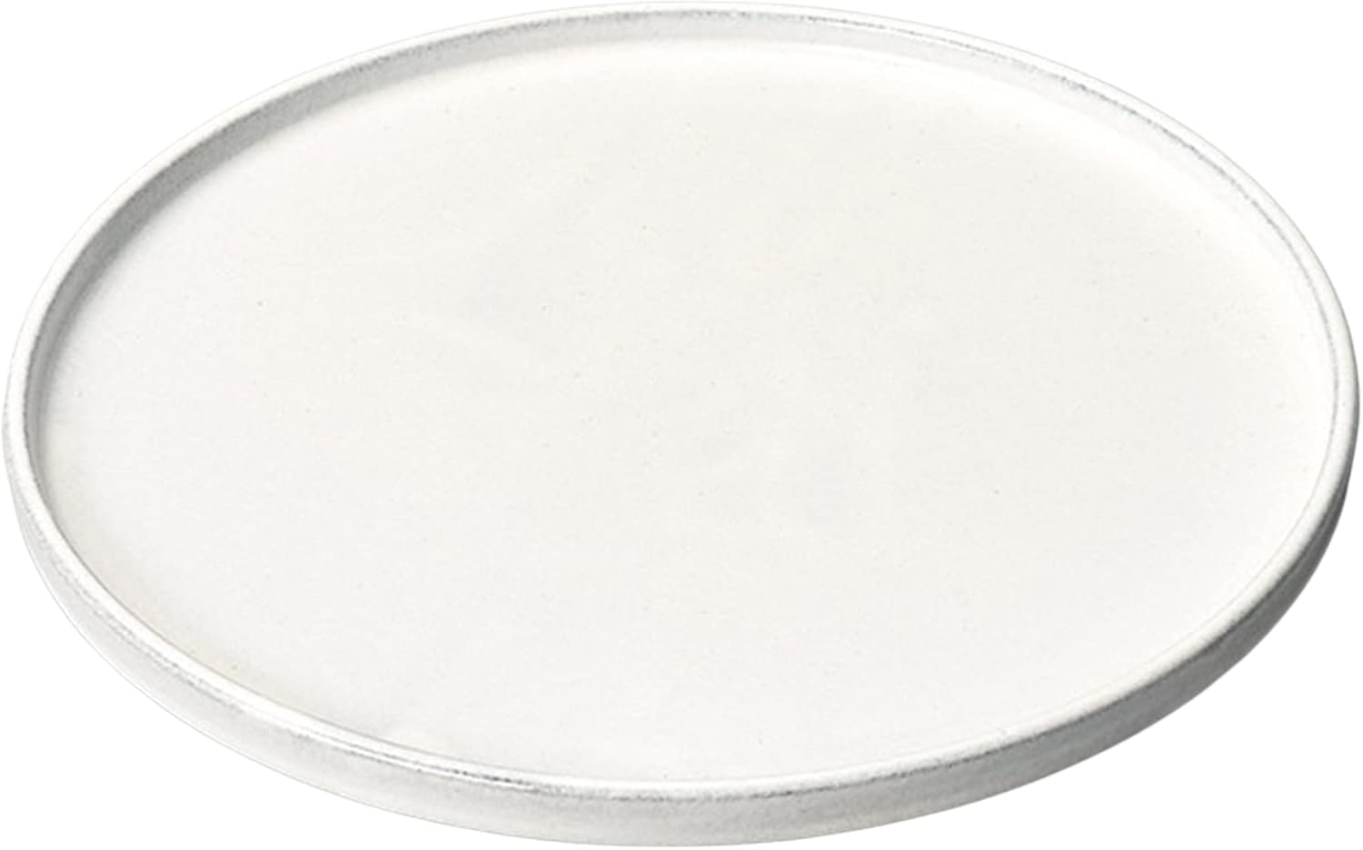 黒土粉引切立26.5㎝丸皿[26.7&times;2.4cm] | 器