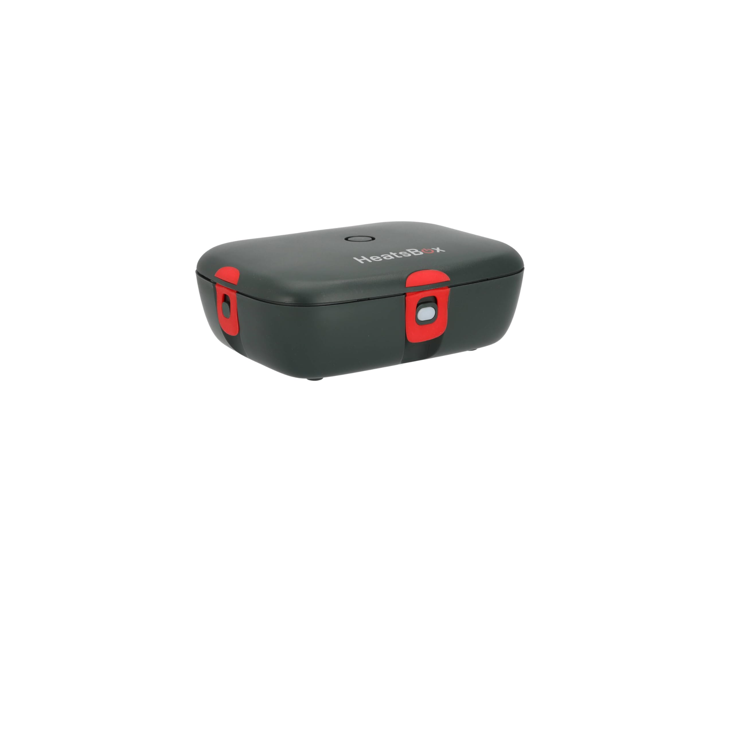 Faitron HeatsBox Style+, Elektrische Lunchbox, Warmhaltebox, zum Erhitzen von Speisen, Unterwegs, auslaufsichere Edelstahl-Schale (925 ml), Transportdeckel, per App steuerbar, 102 Watt, grau