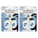 drTung's Kids Snap-On Toothbrush Protection - Toothbrush Head Cover Caps for Travel or Household, Keeps Bristles Fresh, Kid-Safe Natural...