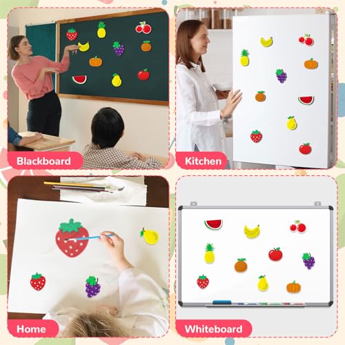 10 imanes decorativos de frutas para refrigerador miniatura 5