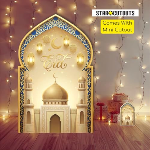 Déco Mosquée Aïd en Carton Star Cutouts SC4883 de 134cm