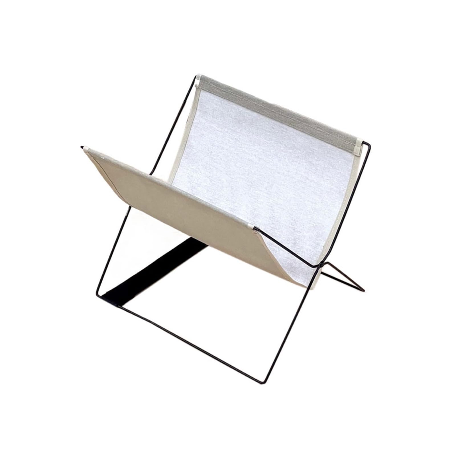 B3F7M4R9J2 CD stand Foldable Portable Vinyl Record Storage Rack Oxford Cloth CD Albums Holder with Metal Stand