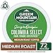 Green Mountain Coffee Roasters Colombia Select Keurig Single-Serve K-Cup Pods, Medium Roast Coffee, 72 Count