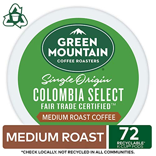Image of Green Mountain Coffee Roasters Colombia Select, Single-Serve Keurig K-Cup Pods, Medium Roast Coffee Pods, 72 Count