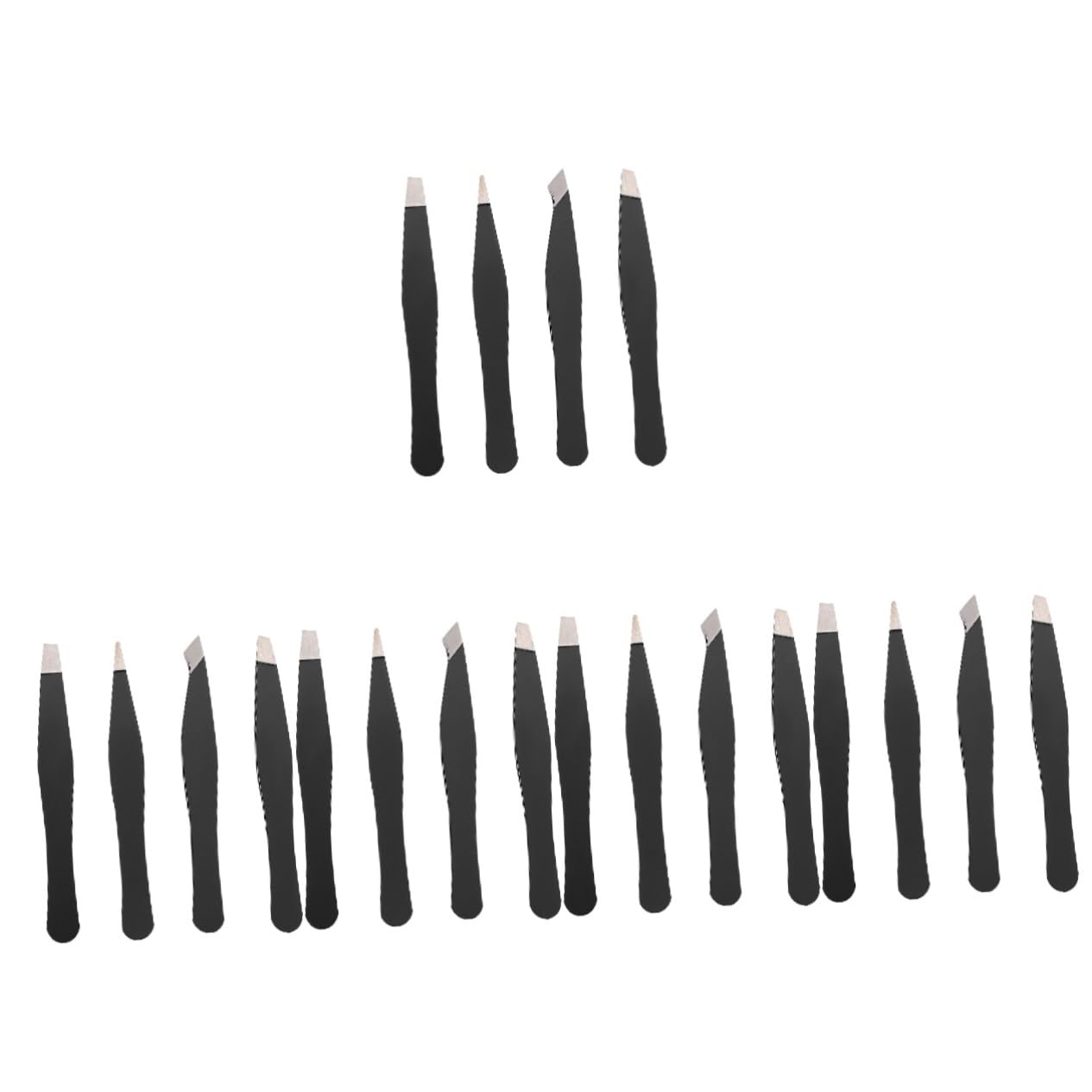 Healeved 20 Pièces Mini pince à sourcils pince à sourcils pour femme femme tweezers es à épiler e à cheveux sourcils es à sourcils Unité centrale Black