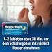 Hoggar Night Tabletten: Nicht nur einschlafen, sondern durchschlafen. 25 mg Doxylaminsuccinat Schlaftabletten für die Kurzzeitbehandlung von akuten Schlafstörungen. Gut verträglich 1 x 2 Tabletten