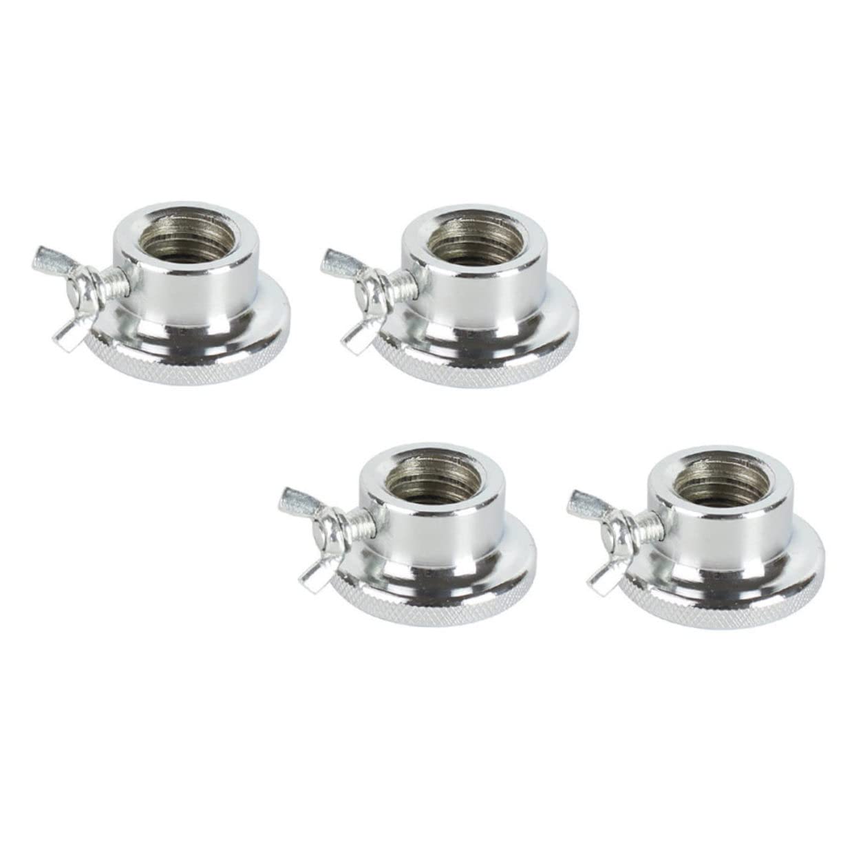 OSOLADY 4Pcs Dumbbell Nut Barbell Collar Double Design for Secure Weight Material for Gym Workouts and Standard Lifts