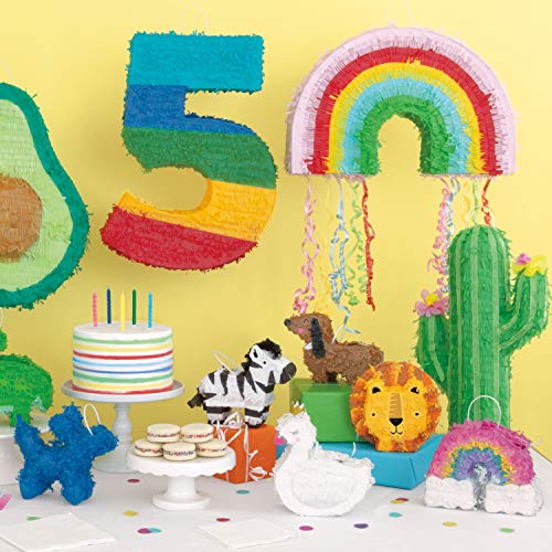 Mini Rainbow 3D Pinata Decoration | 8" X 6" | 1 Pc #TOP1
