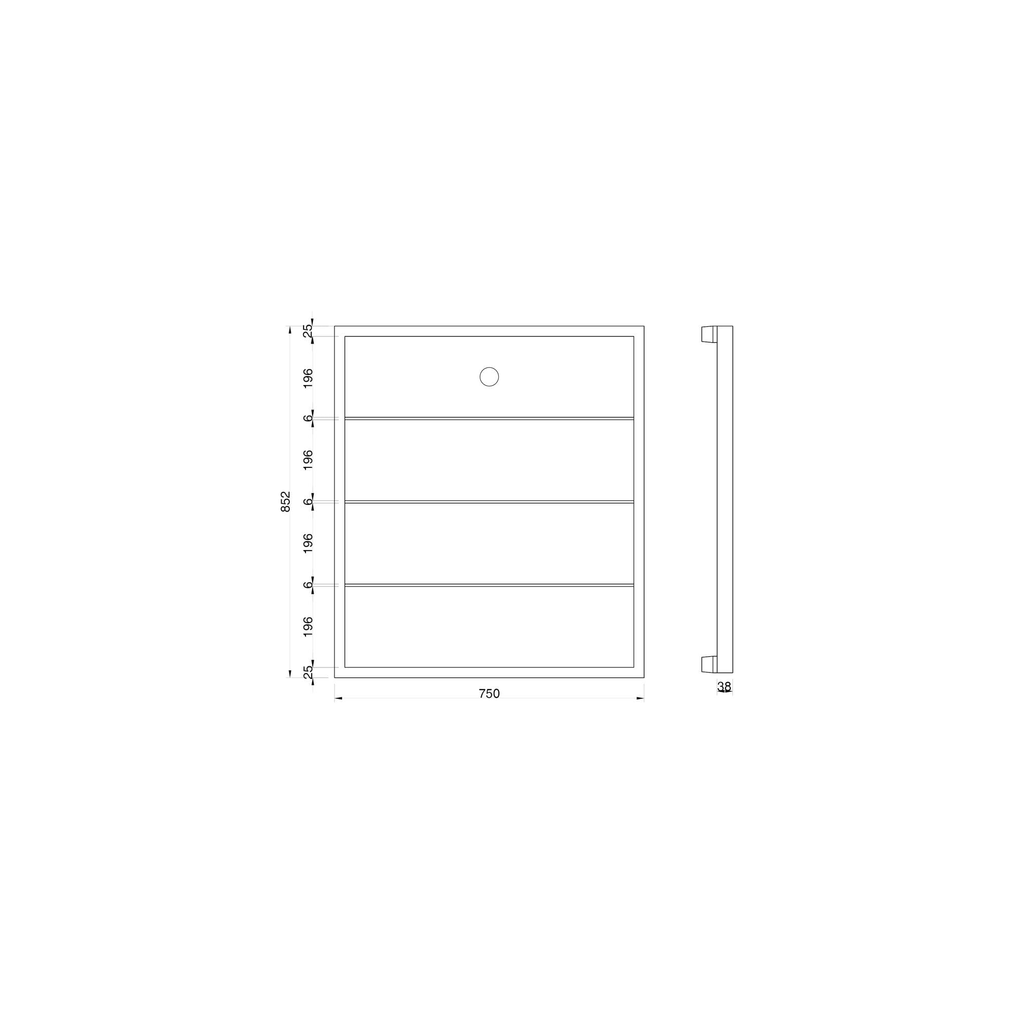 Four & More Placa de suelo modelo Volcano para duchas de jardín, duchas de lluvia, columnas de ducha y columnas de grifo de agua como accesorio para las duchas exteriores en el jardín o en la piscina