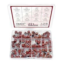 12Values 382 Round Fuse Kits 120Pcs 250V Slow Blow T0.5A T0.8A T1.25A T1A T1.6A T2A T2.5A T3.15A T5A T6.3A T8A T10A Power Supply Fuse