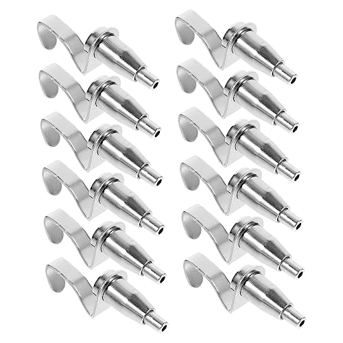 Image of 12pcs Picture Rail Hooks Wire Rope Hooks Picture Display Picture Hangers Heavy Duty Picture Hanging System