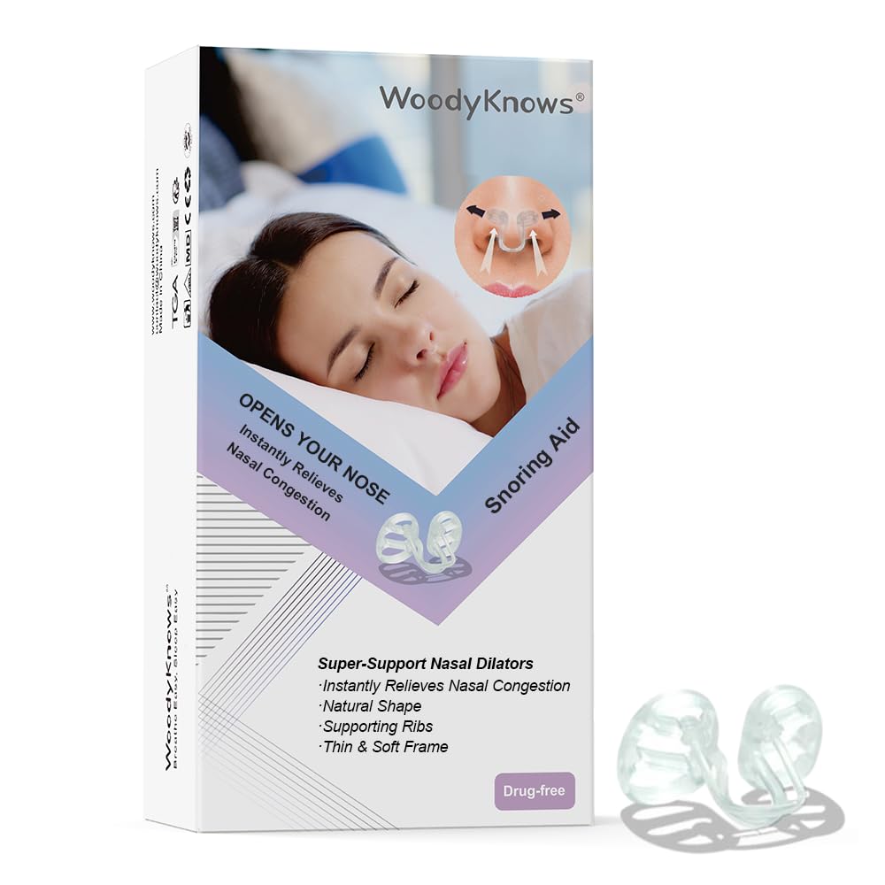 WoodyKnows Super-Support Nasal Dilator for Snoring aid