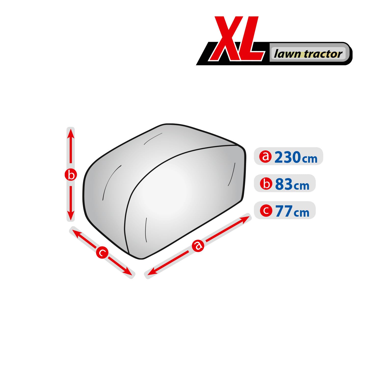 Cubierta impermeable para tractor de césped, cubierta para tractor de jardín con cesta de lona XL para cortacésped