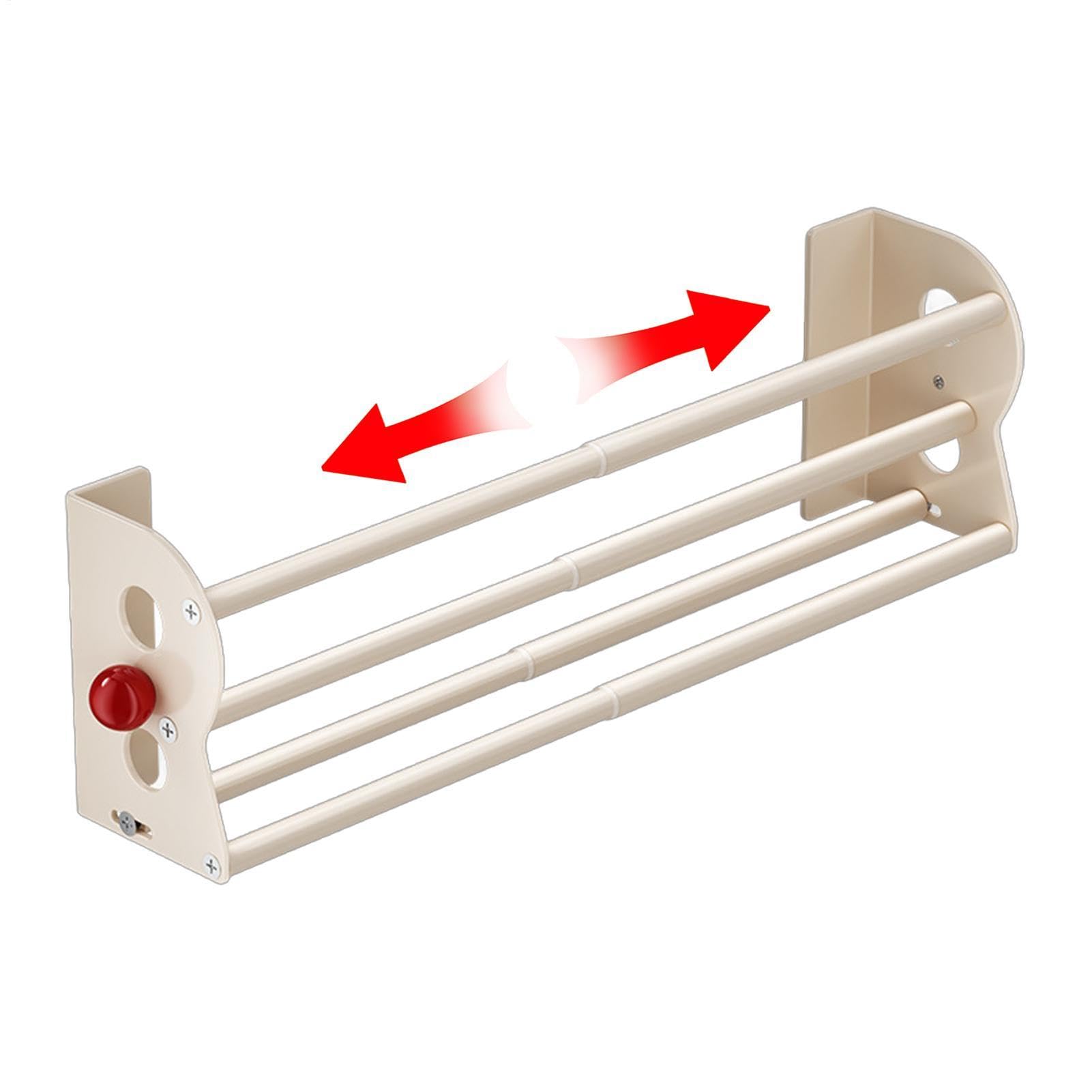 Portascarpe da parete a 2 livelli telescopico magnetico guadagno di spazio