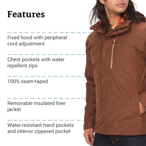 Image of MARMOT Men's Ramble Component Jacket Rain Jacket for Men, Waterproof Jacket for Hiking, Climbing, Backpacking