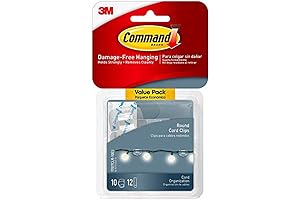 Innovative Round Command Strip Cord Clips for Easy Cable Management