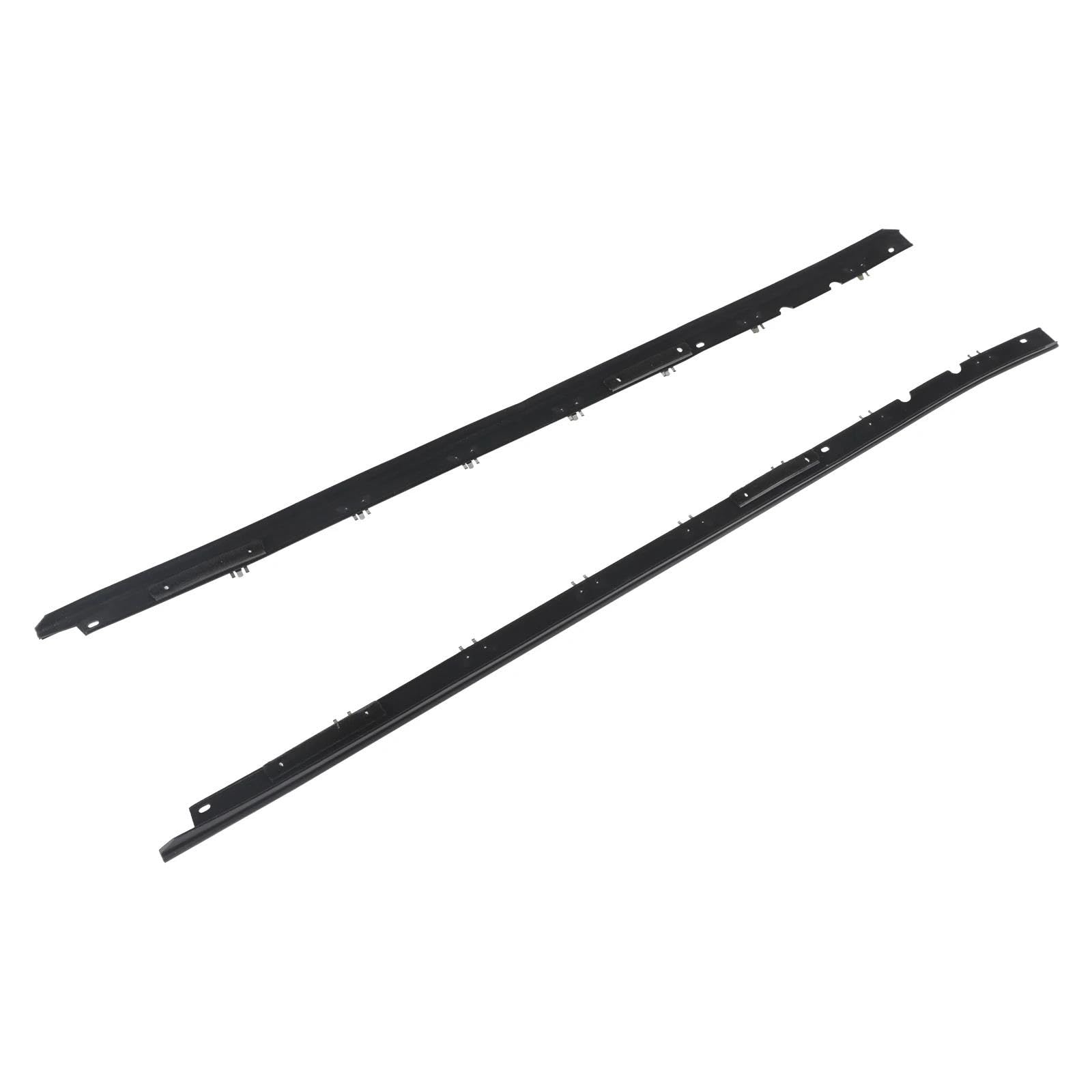 for Corvette 1984-1996 Driver + Passenger Sides Door Panel Outer Window Seals Car Weather Stripping